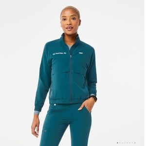 Sydney Scrub Jacket Caribbean Blue in Large